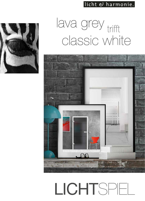 Lava Grey glass broucher Lava Grey glass broucher